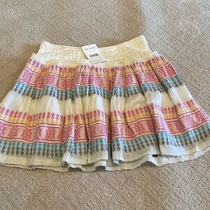 Chic Bohemian Multicolor Skirt